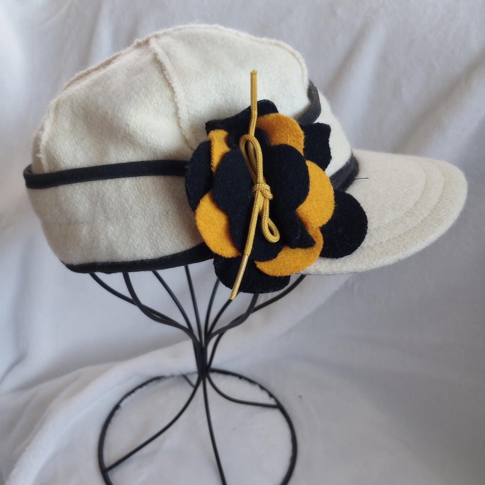 Stormy Kromer Petal Pusher Cap Heritage Fitted Jersey Wool Blend Hat 6 7/8 Deco